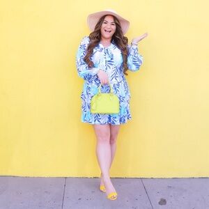 Sail To Sable Long Sleeve Ruffle Hem Dress